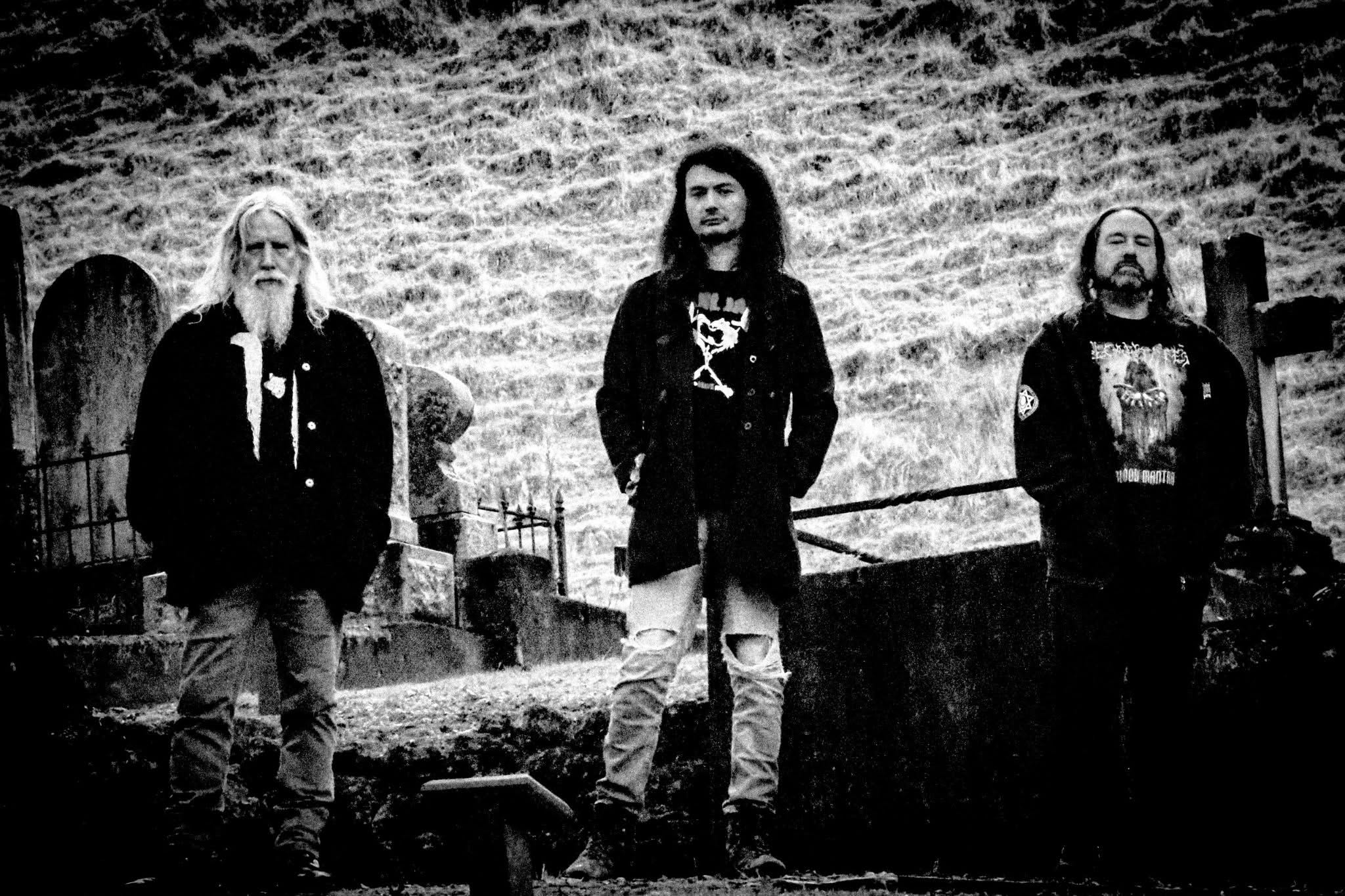 After Expiry band photo in black and white